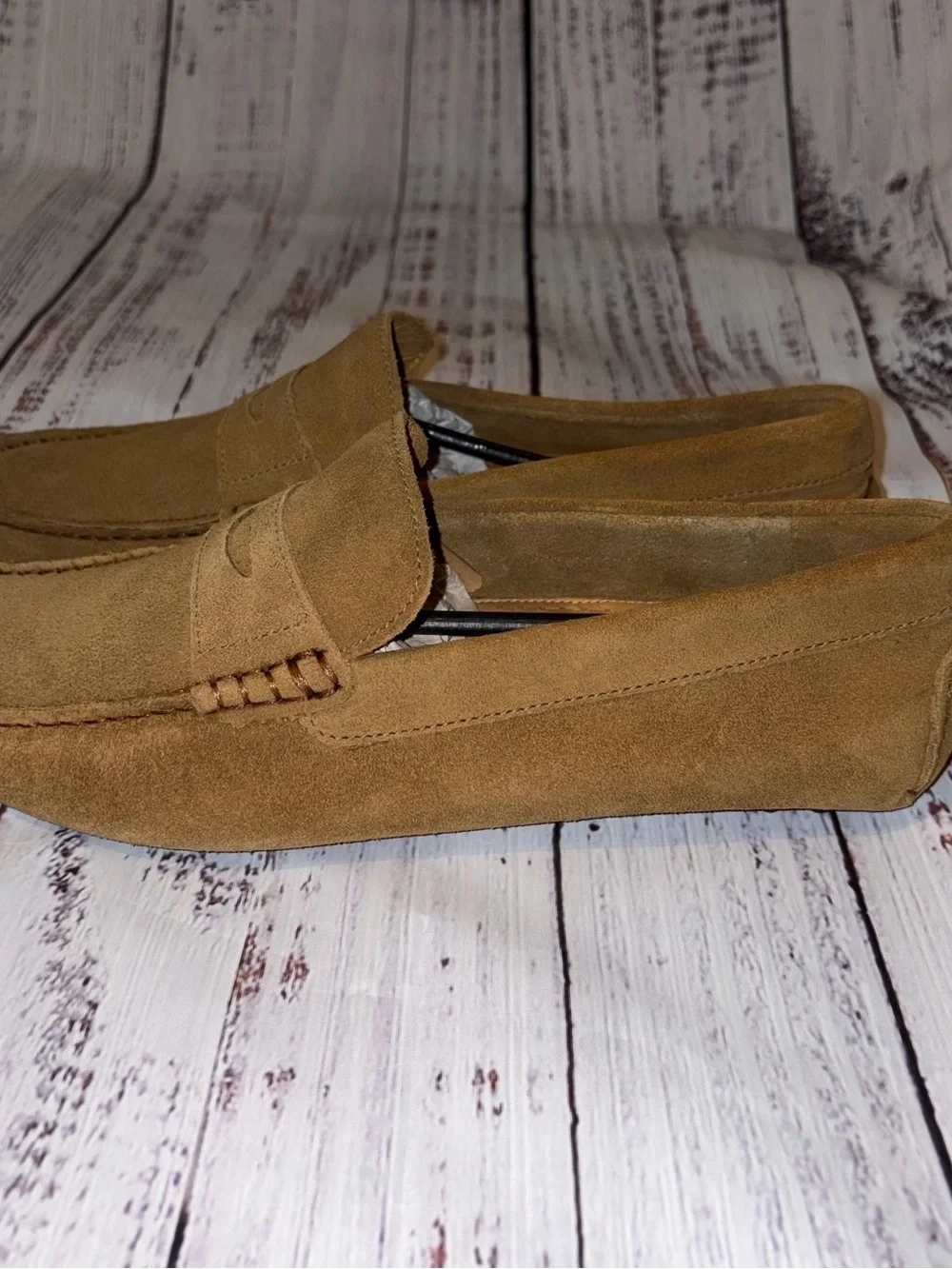 Gordon Rush Men's Suede Loafers in Tan Brown Size 9 NWOT